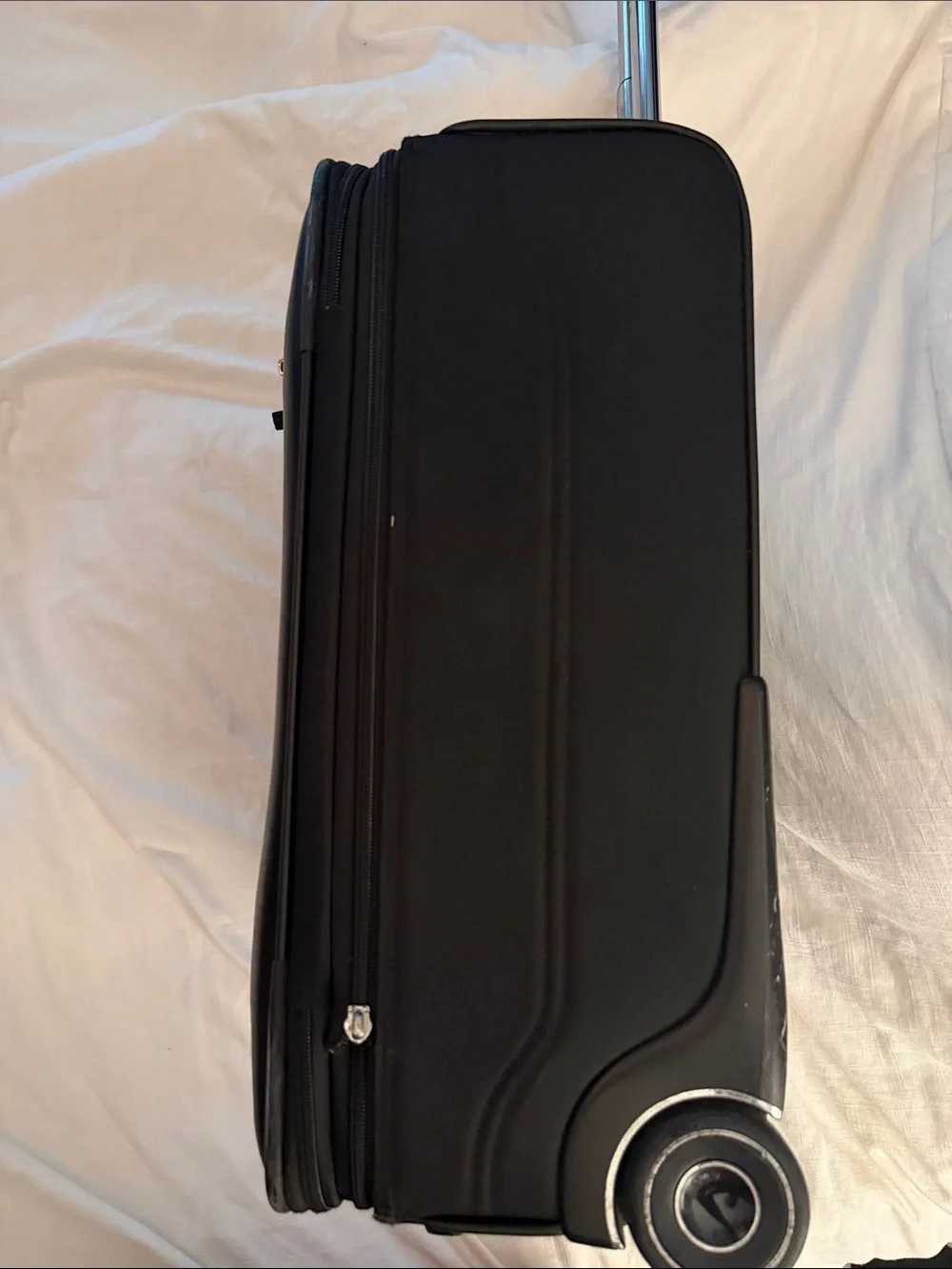 Tumi Black Travel Briefcase with Front Zip Pockets